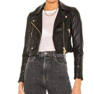 All Saints Jackets Coats All Saints Annina Leather Biker Jacket Poshmark